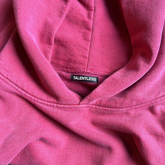 TALENTLESS Hoodie Sweatshirt Size Men’s Medium Reddish Color - Picture 5 of 5